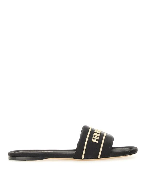 Ferragamo Sandales - Noir