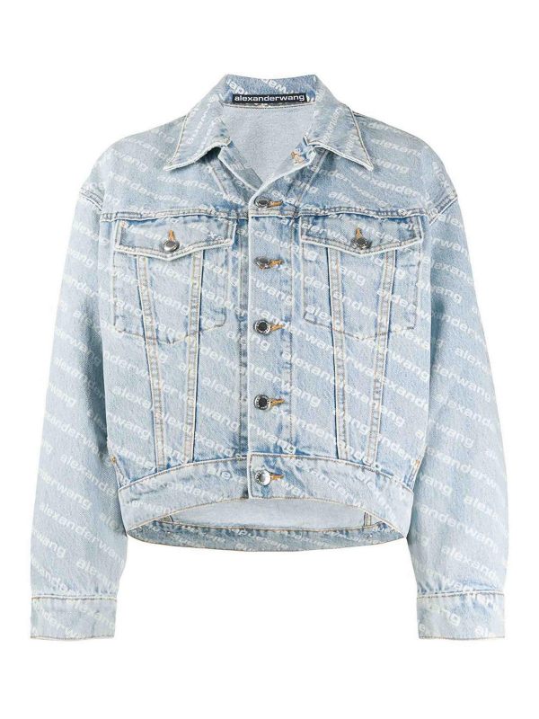 Alexander Wang Veste Casual - Gris Clair