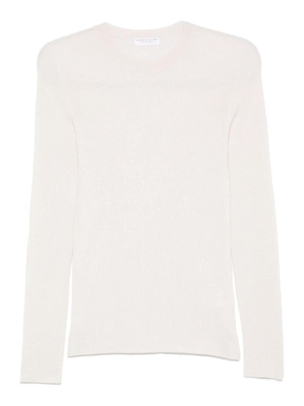 Majestic Filatures Pull Col Rond - Blanc