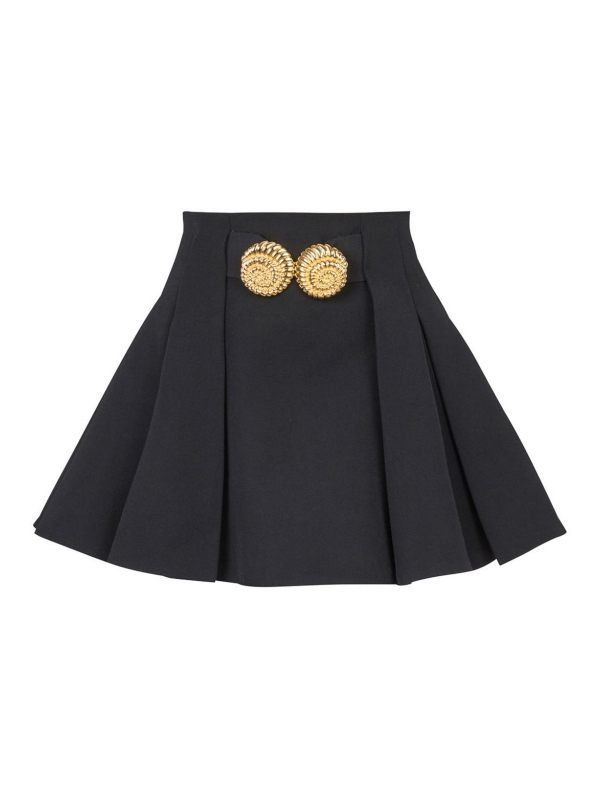 Balmain Robe Au Genou - Noir