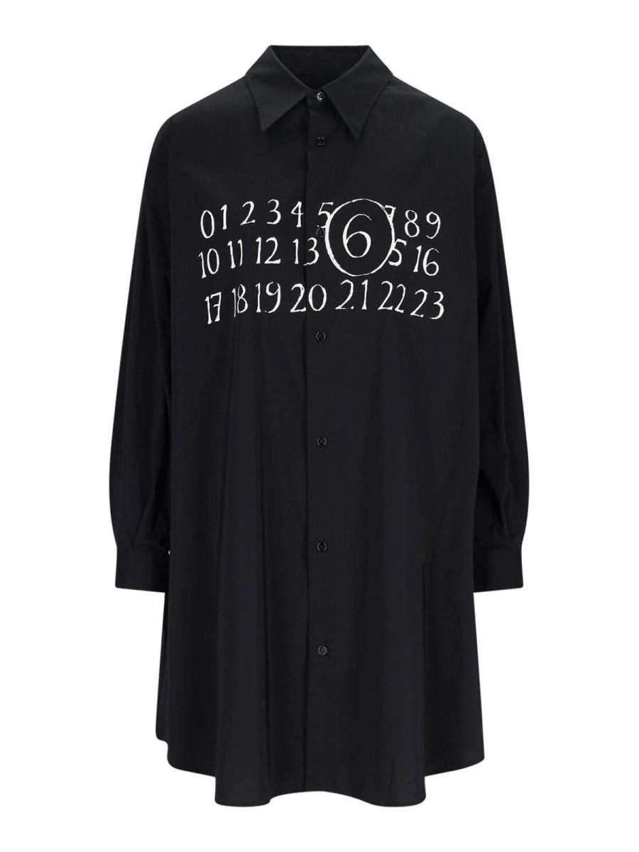 MM6 Maison Margiela Maxi Robe - Noir