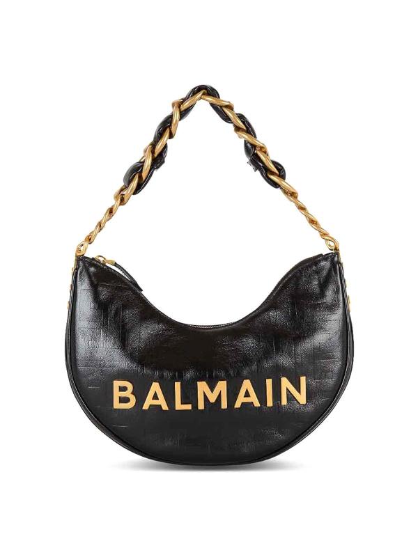Balmain Sac Porté Épaule - Noir