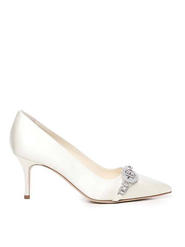 Manolo Blahnik Chaussures À Talon - Blanc