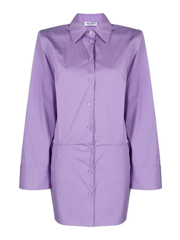 The Attico Robe Courte - Violet