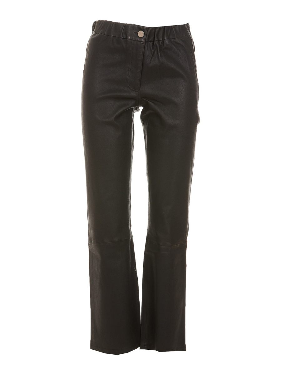 Arma Pantalons En Cuir - Noir