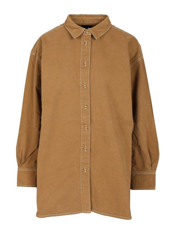 7 For All Mankind Chemise - Marron