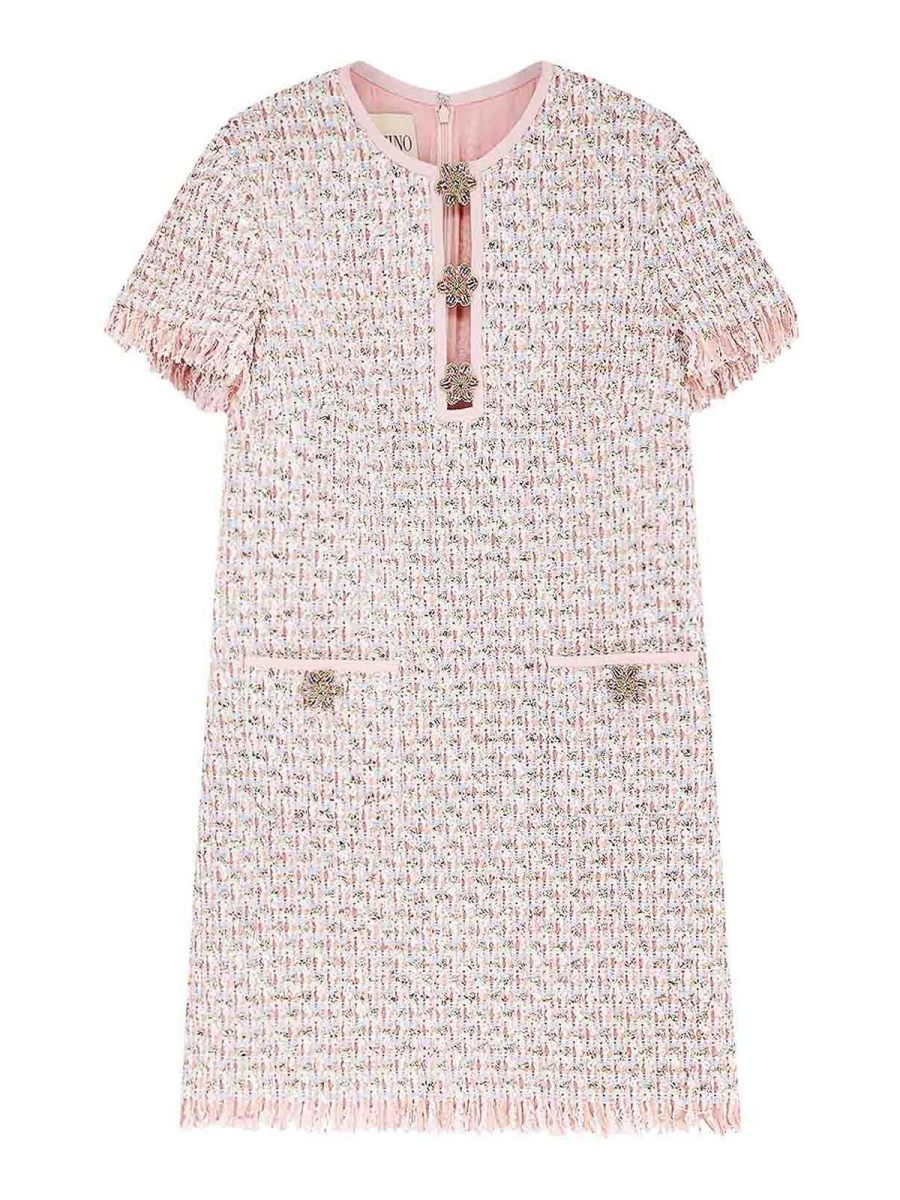 Valentino Robe Au Genou - Multicolore