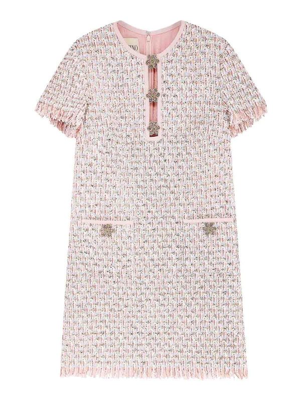 Valentino Robe Au Genou - Multicolore