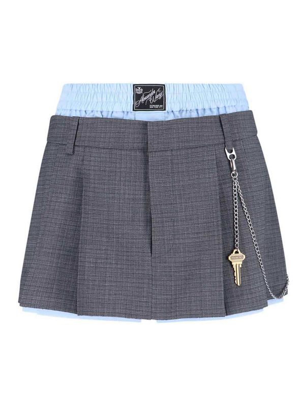 Alexander Wang Jupe Midi - Gris
