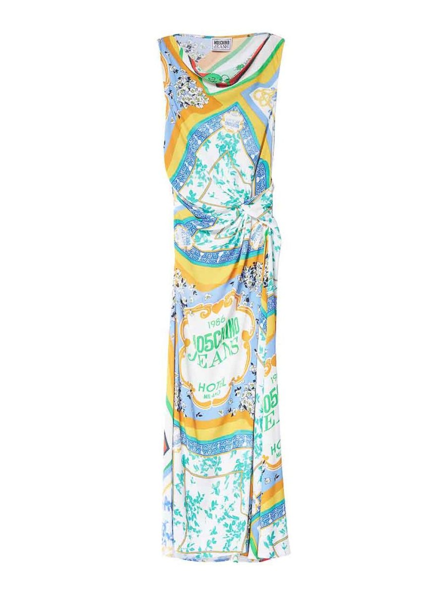 Moschino Jeans Robe Au Genou - Multicolore