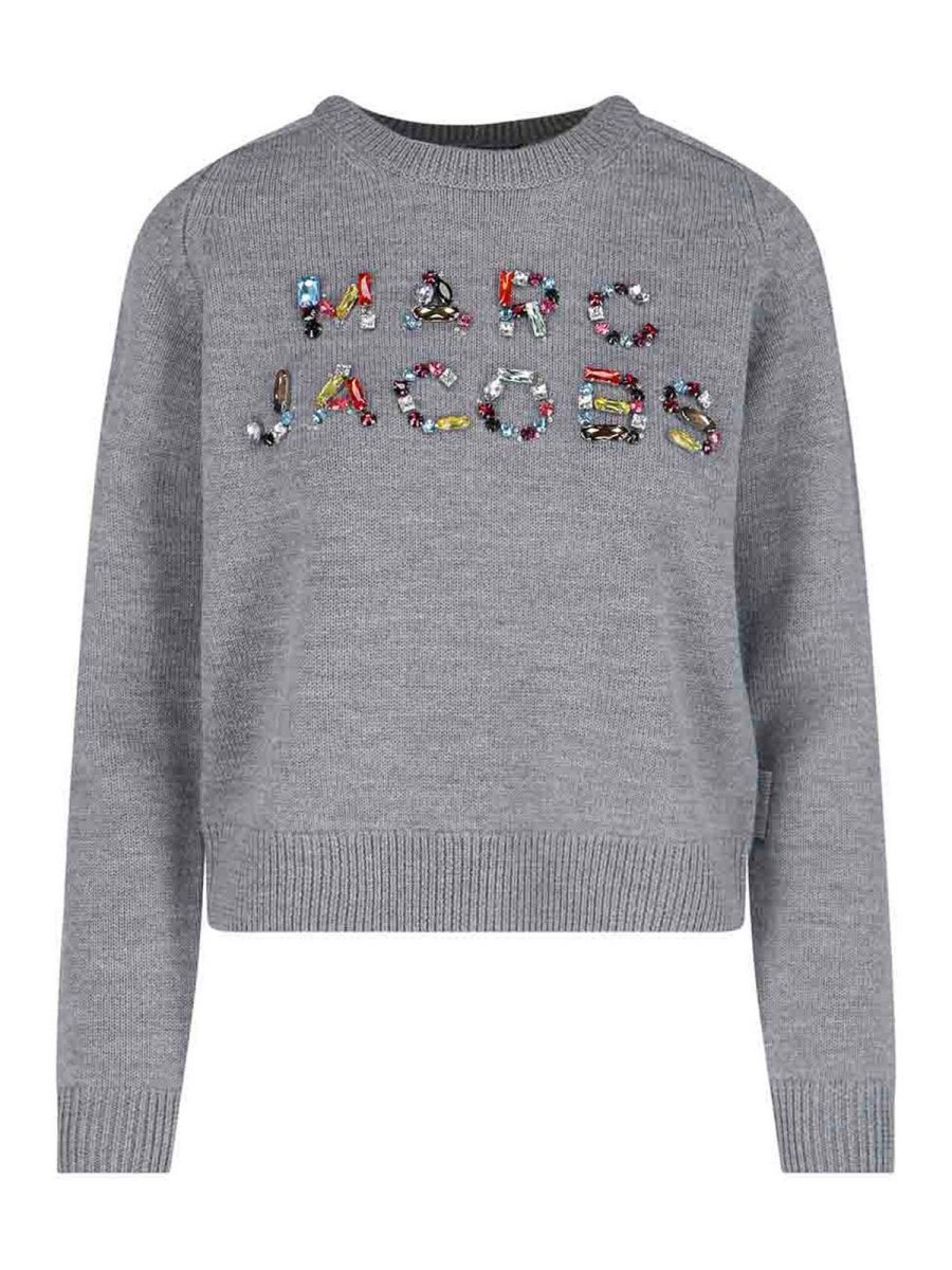 Marc Jacobs Pull Col Bateau - Gris