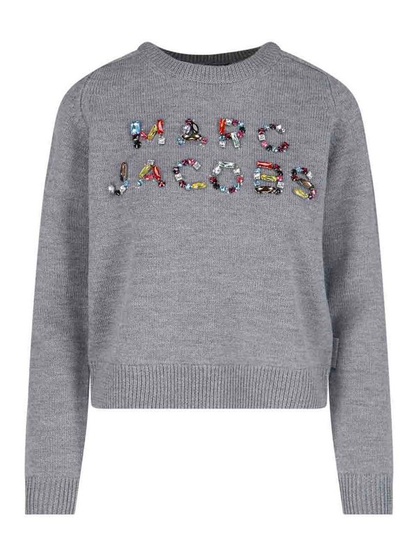 Marc Jacobs Pull Col Bateau - Gris