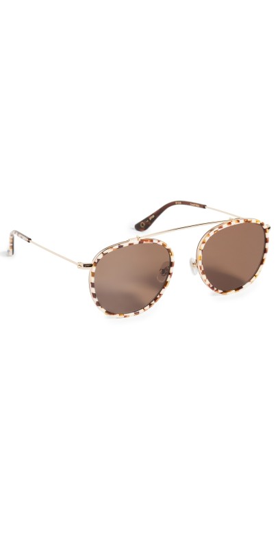 Krewe Chartres Sunglasses Cafe Dolce 18K