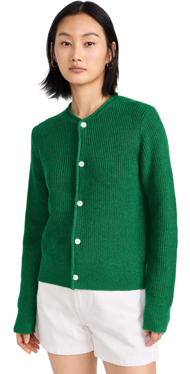 Alex Mill Eldridge Cardigan Verdant Green