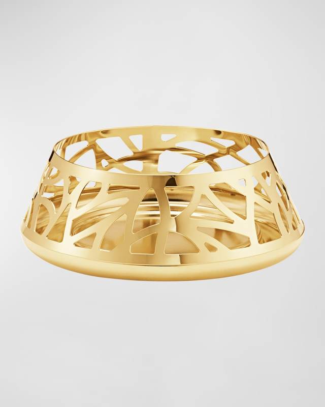 2023 18K Gold-Plated Pillar Candleholder