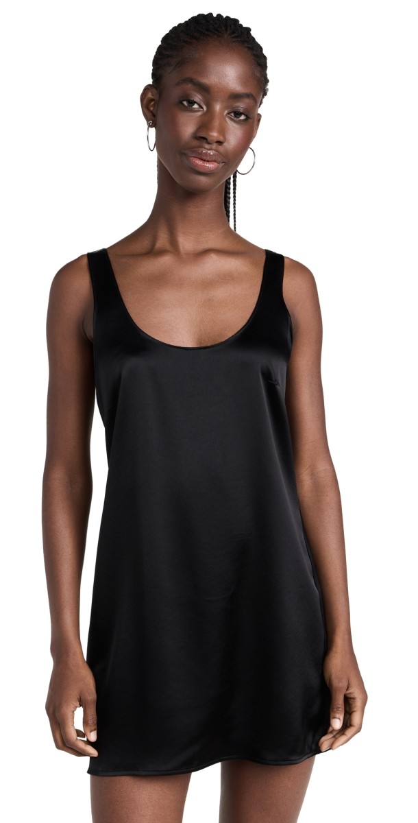 Leset Barb Tank Dress Black