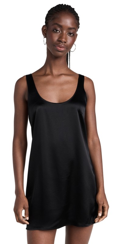 Leset Barb Tank Dress Black