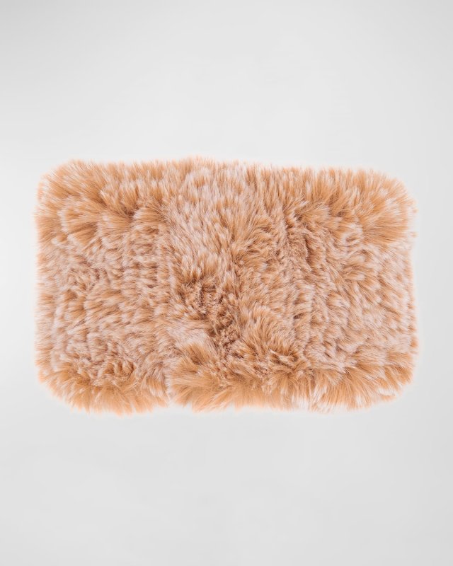 Faux Rex Rabbit Knit Headband