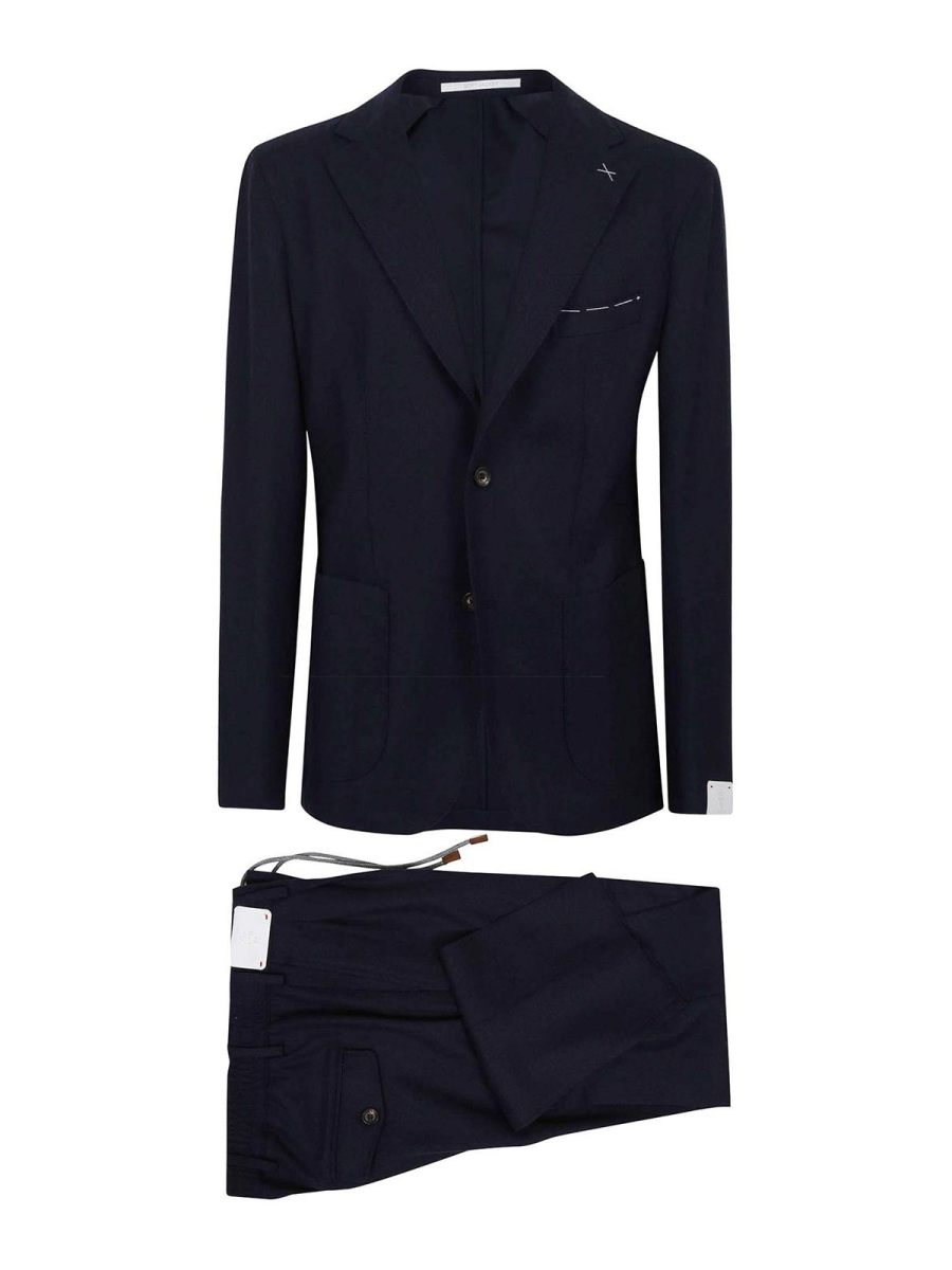 Eleventy Costume Décontracté - Bleu