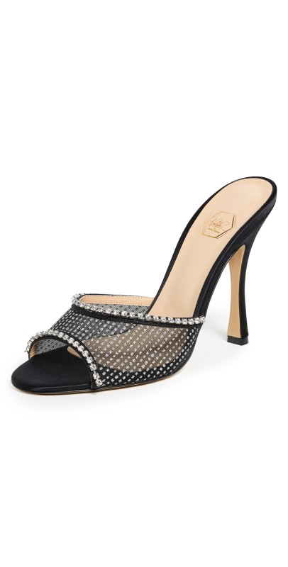 Nalebe Stellar Mesh Mules Black