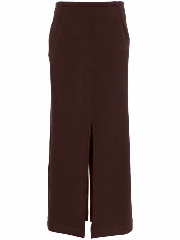 pencil midi skirt