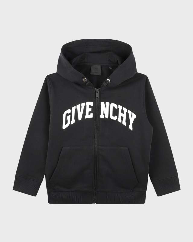 Boy's Classic Logo-Print Hoodie, Size 4-5