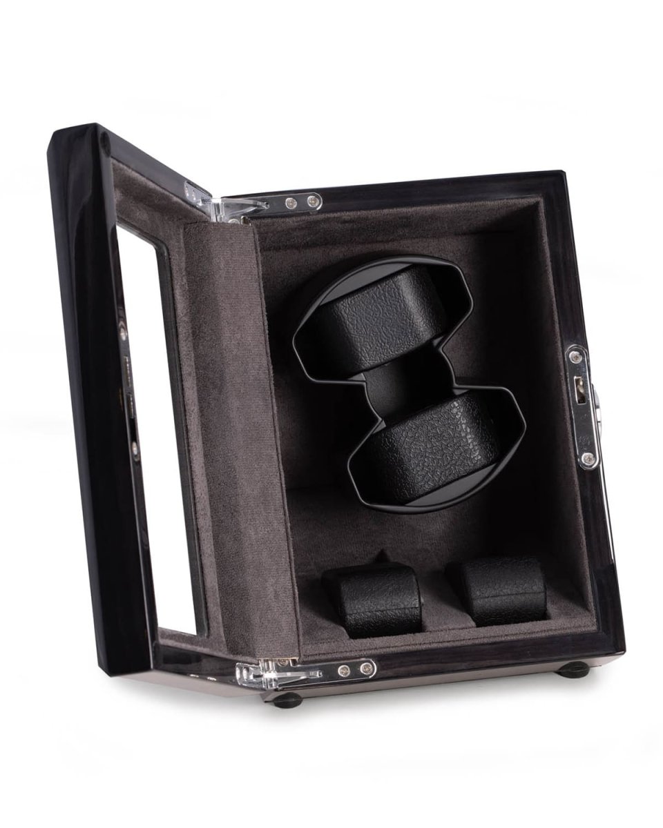 Men's High Lacquer Ash Wood Watch Winder Storage Case