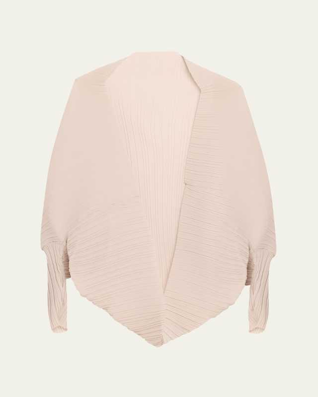 Plisse Pleated Shrug