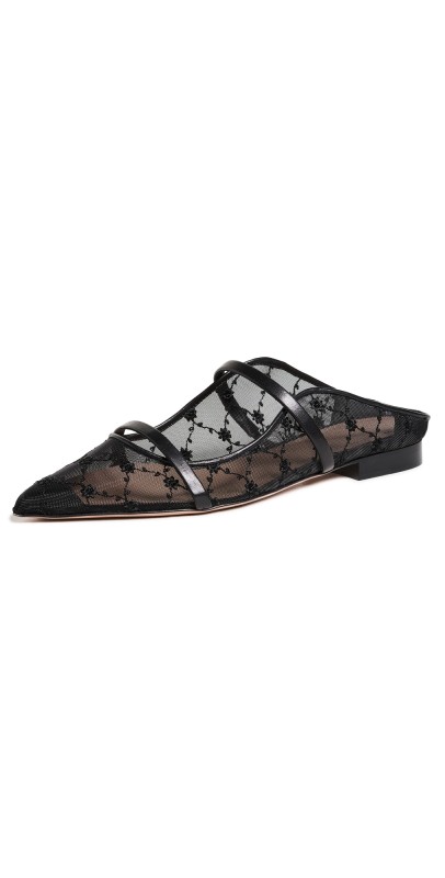 Malone Souliers Maureen Flats Black/Black