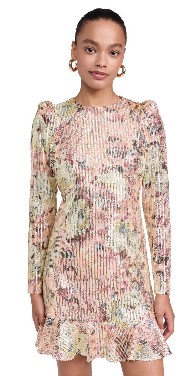 byTiMo Sequins Mini Dress Brushed Peony