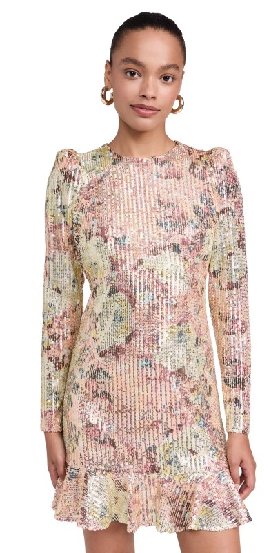 byTiMo Sequins Mini Dress Brushed Peony