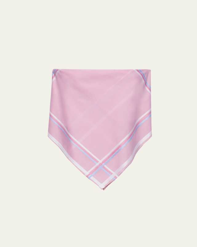 Bandana Check Crop Top