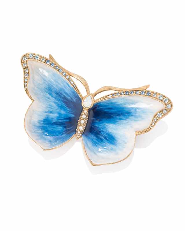 Indigo Butterfly Trinket Tray
