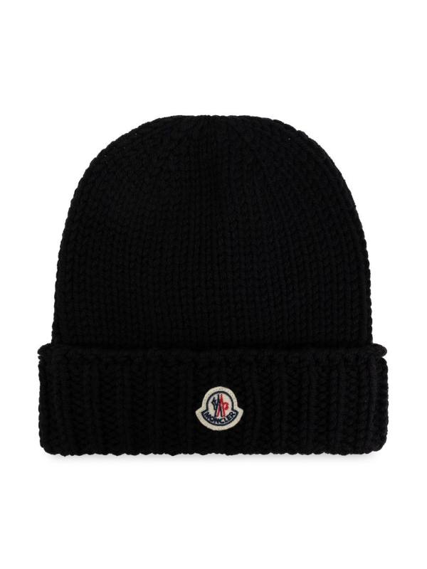logo patch beanie