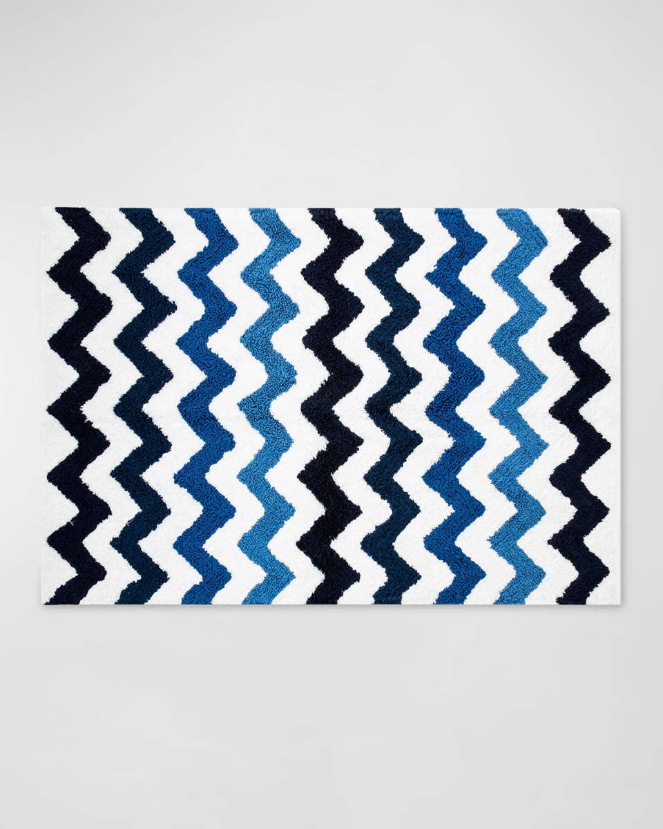Royal Zig Zag Bath Rug