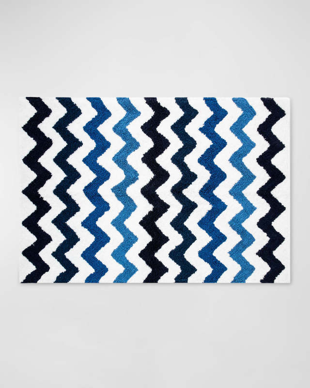 Royal Zig Zag Bath Rug