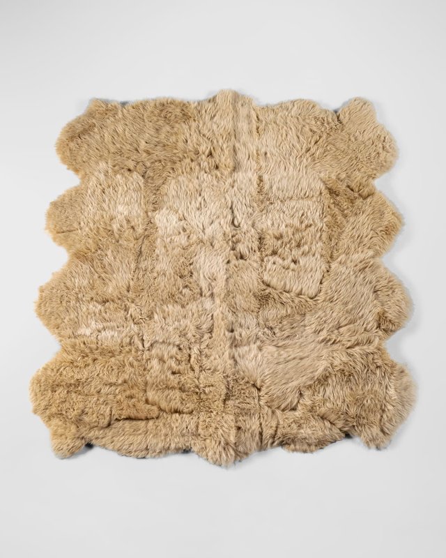 Lalo Lambskin Rug, 6'