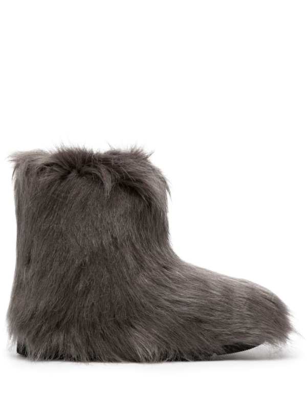 Olivia faux-fur ankle boots