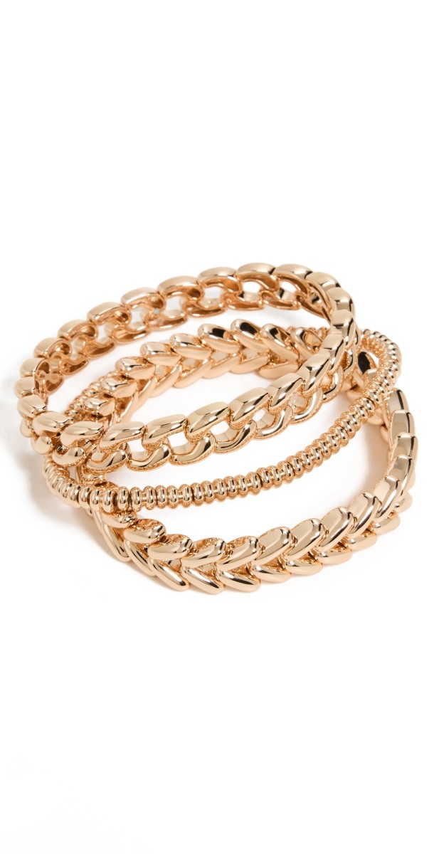 Roxanne Assoulin The Golden Age Bracelets Set Of 3 Multi