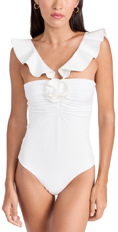 Maygel Coronel Erini One Piece Off Whit