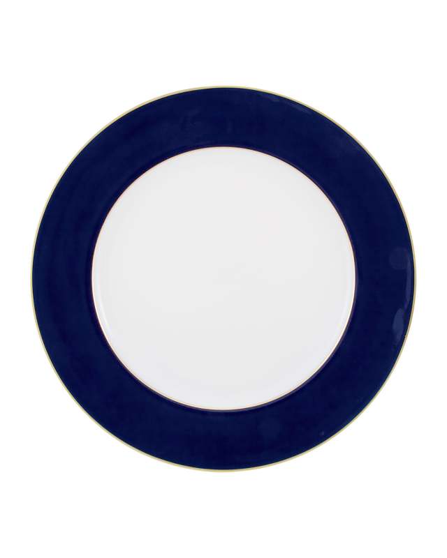 Horizon Blue de Four Filet Gold Buffet Plate
