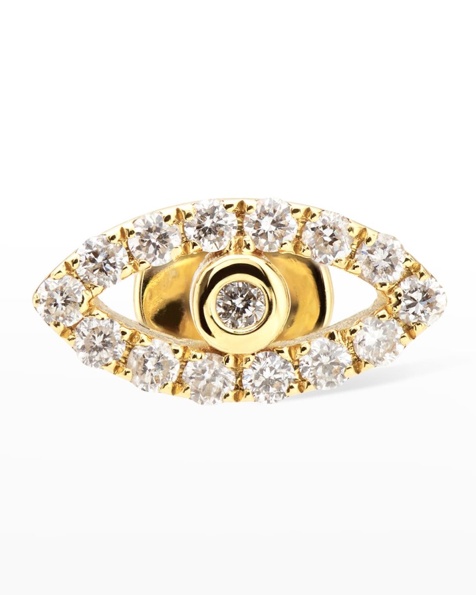 Diamond Eye Stud Earring, Single