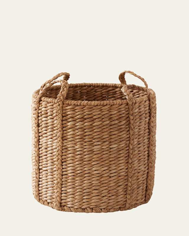 Lubid Natural Abaca Basket, 24"