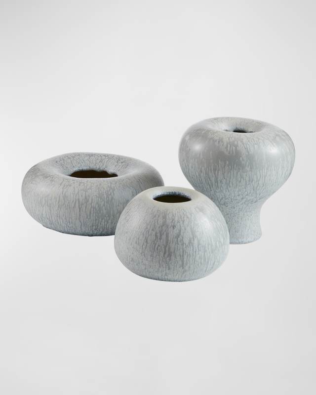 Dandy Ceramic Vases, Set of 3