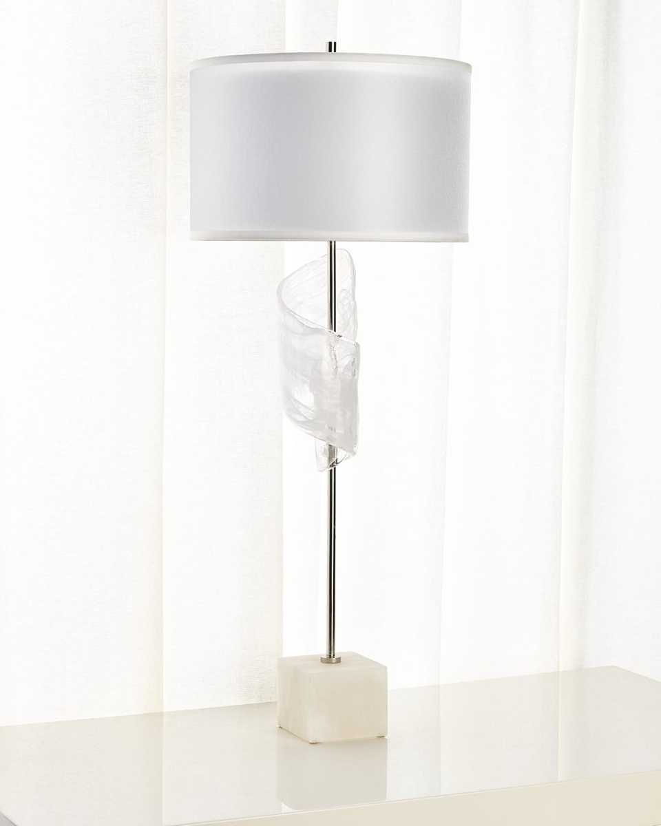 Furls Of White Lamp