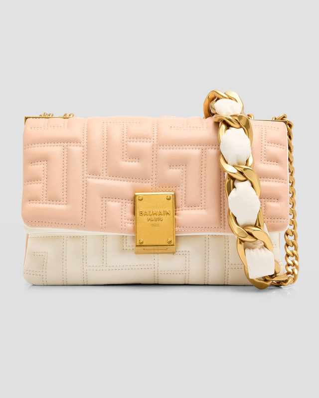 1945 Soft Small Shoulder Bag in Monogram Quilted Leather