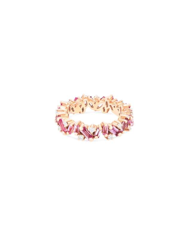 Pink Sapphire Frenzy Eternity Ring