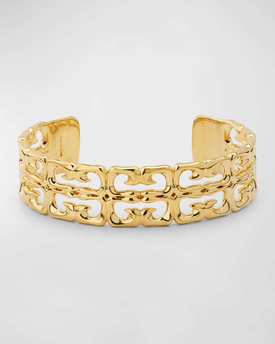 4G Liquid Golden Cuff Bracelet