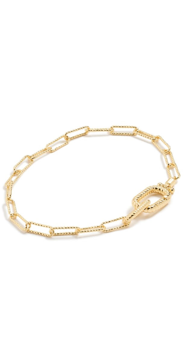 Gorjana Crew Link Bracelet Gold Plated