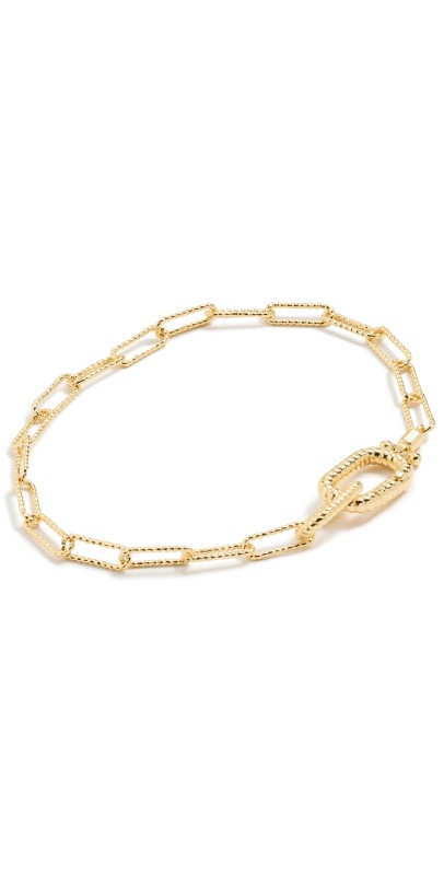 Gorjana Crew Link Bracelet Gold Plated